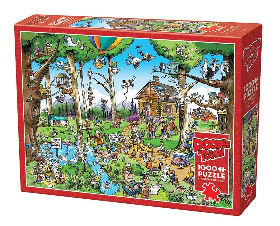 ジグソーパズル 1000ピース BILL W.DODGE 『ゴーズトゥワーク』 Buy wholesale 1000 Piece Puzzle - DoodleTown: Birdwatcher's Paradise
