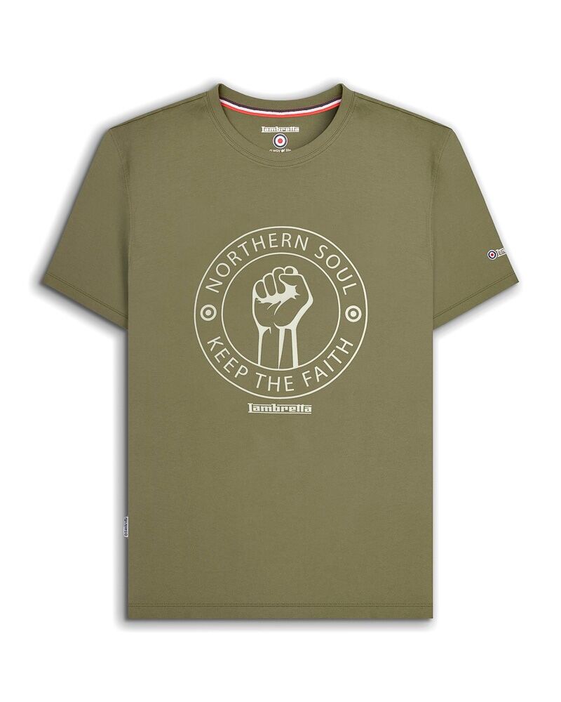 Northern Soul Tee Khaki SS26