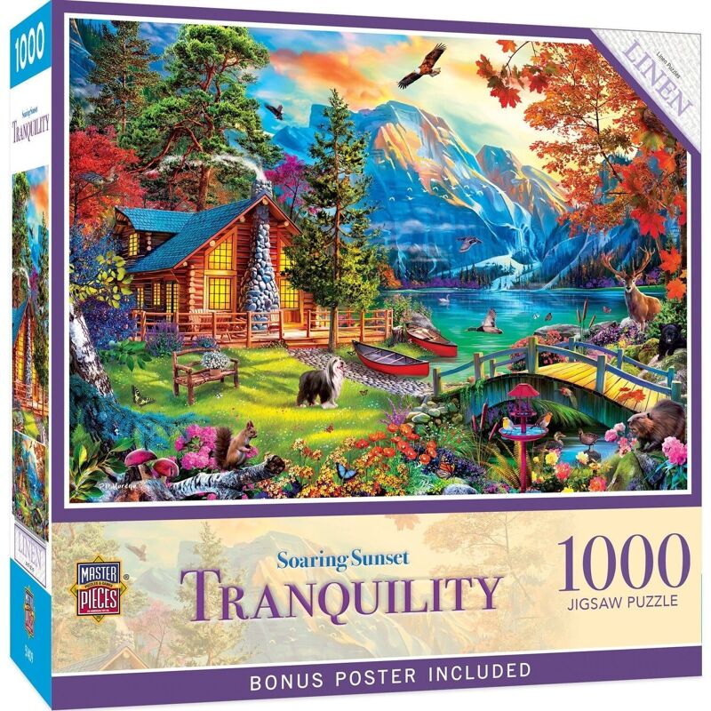 Puzzle Adulte 1000 Pièces YYHMKBYY – Coucher De Soleil En Thaïlande, 75x50 Cm, En Bois, Poster Inclus – Relaxation Et Déco