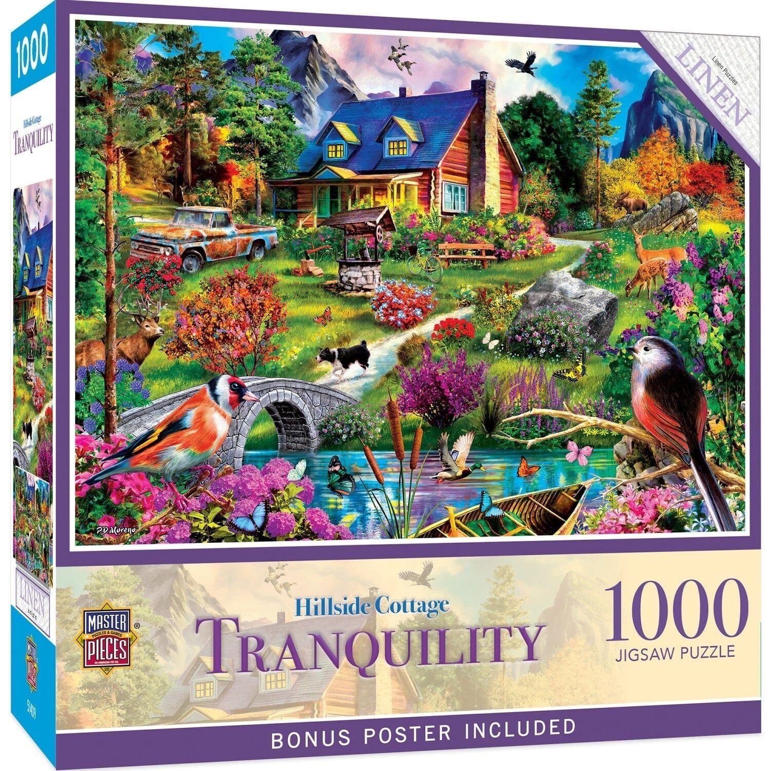 Achat Puzzle 1000 Pièces - Tranquility - Retraite À Flanc De Colline en ...
