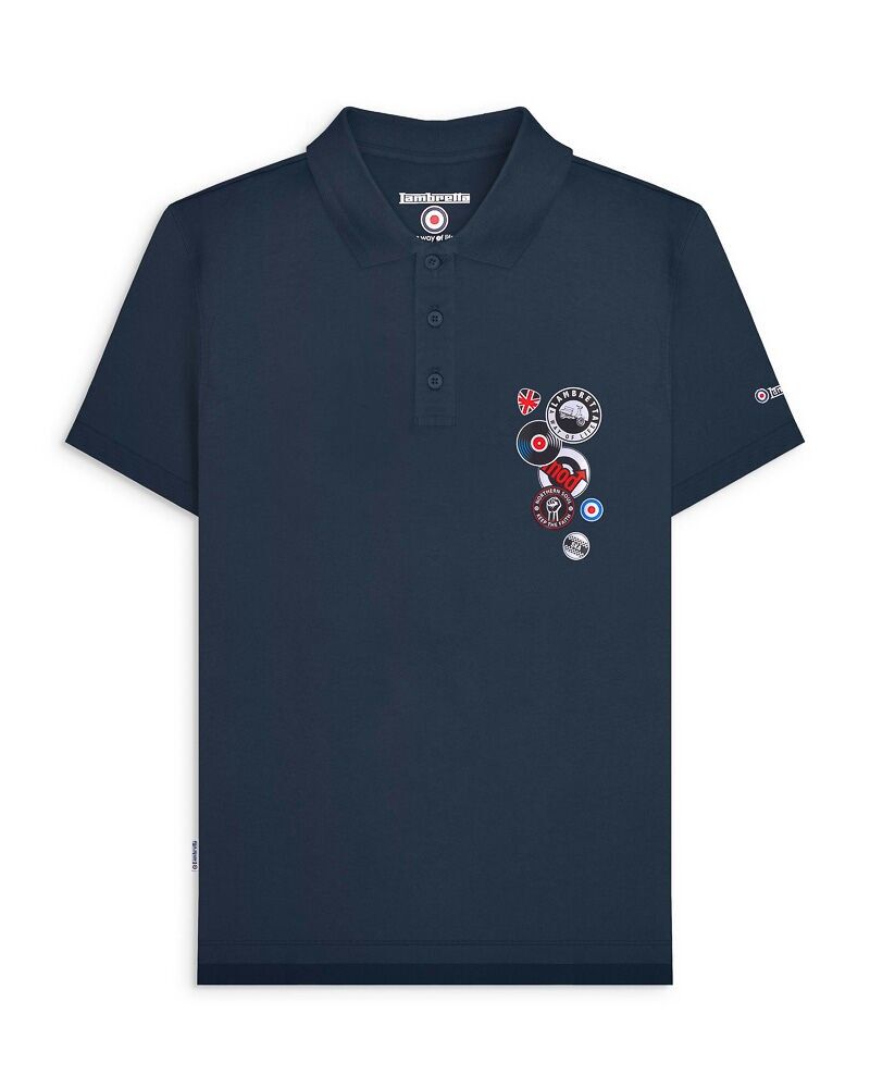Badges Polo Navy. Iron SS26