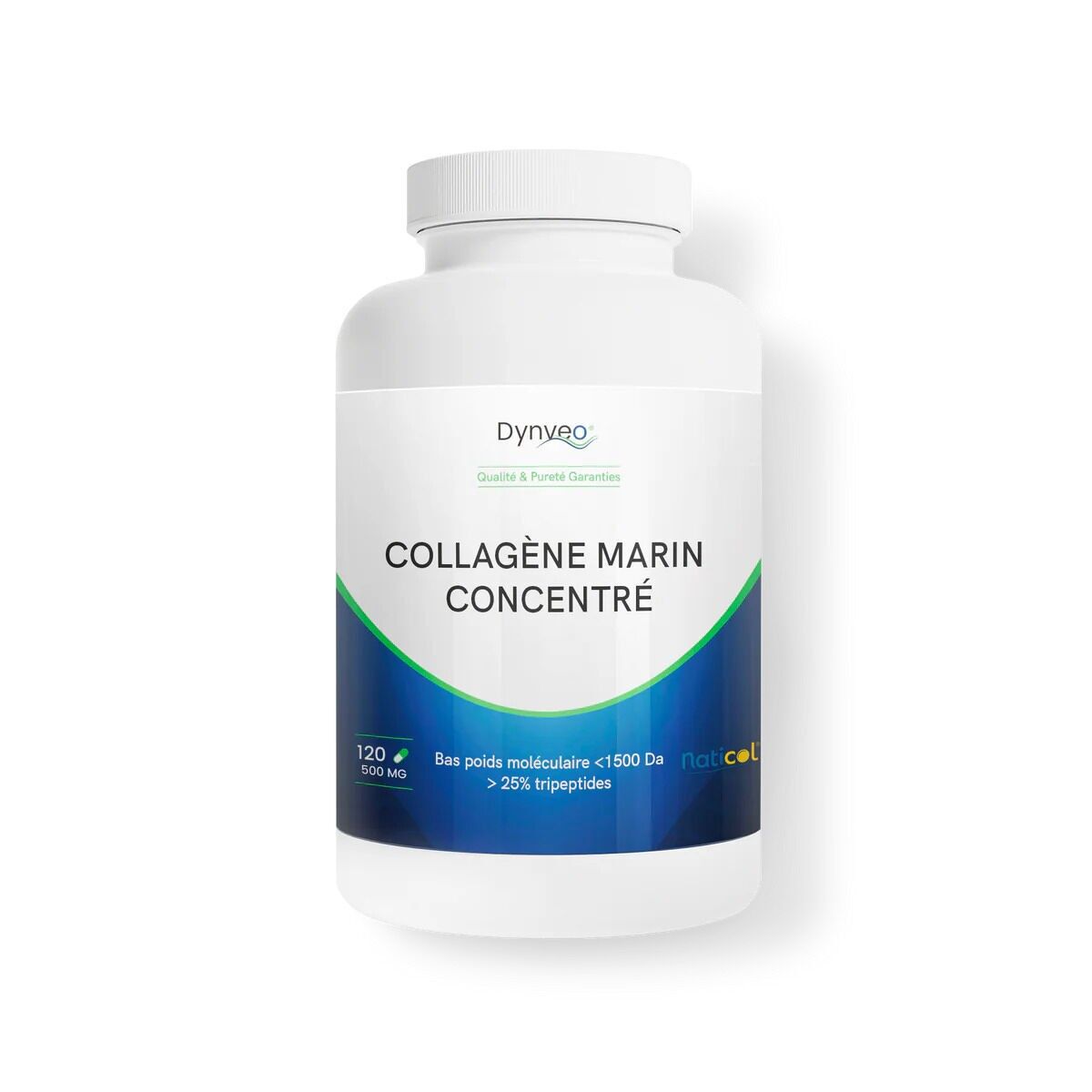 Konzentriertes Meereskollagen in Kapseln - 500 mg - 120 Kapseln