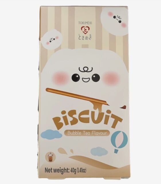 Tokimeki Bubble Tea Flavored Biscuit Sticks 40g