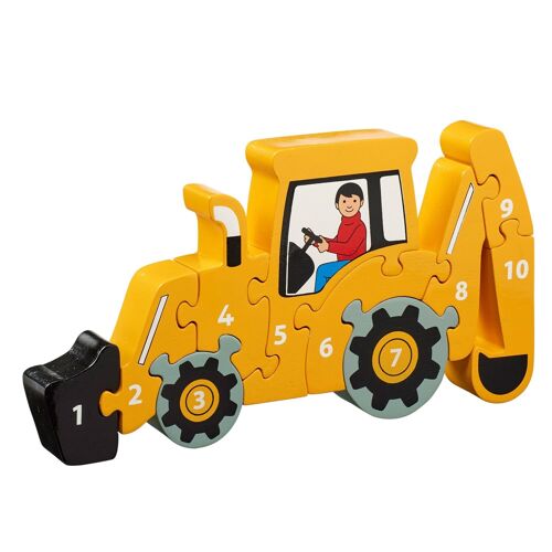 Digger 1-10 jigsaw