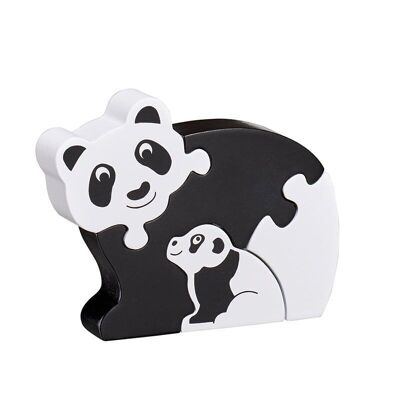 Puzzle con panda e bebè