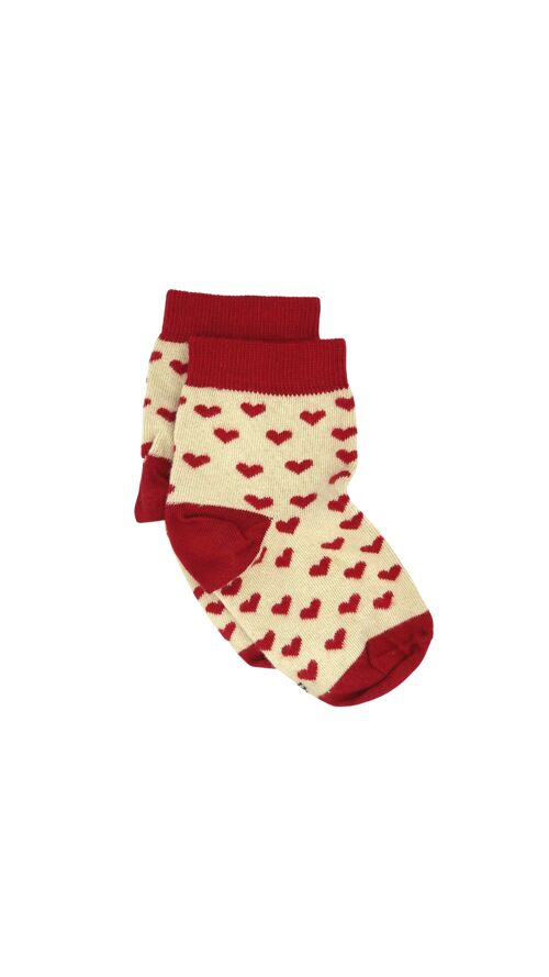 Chaussettes enfant coton bio - Lisa à coeur (27/30)