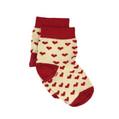Organic cotton children's socks - Lisa with heart (27/30)