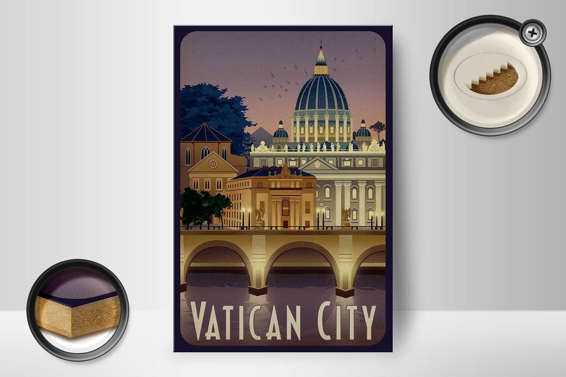 Buy wholesale Wooden sign for travel, 12x18 cm, Vatican City
