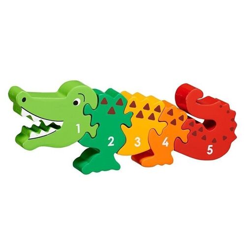 Crocodile 1-5 jigsaw