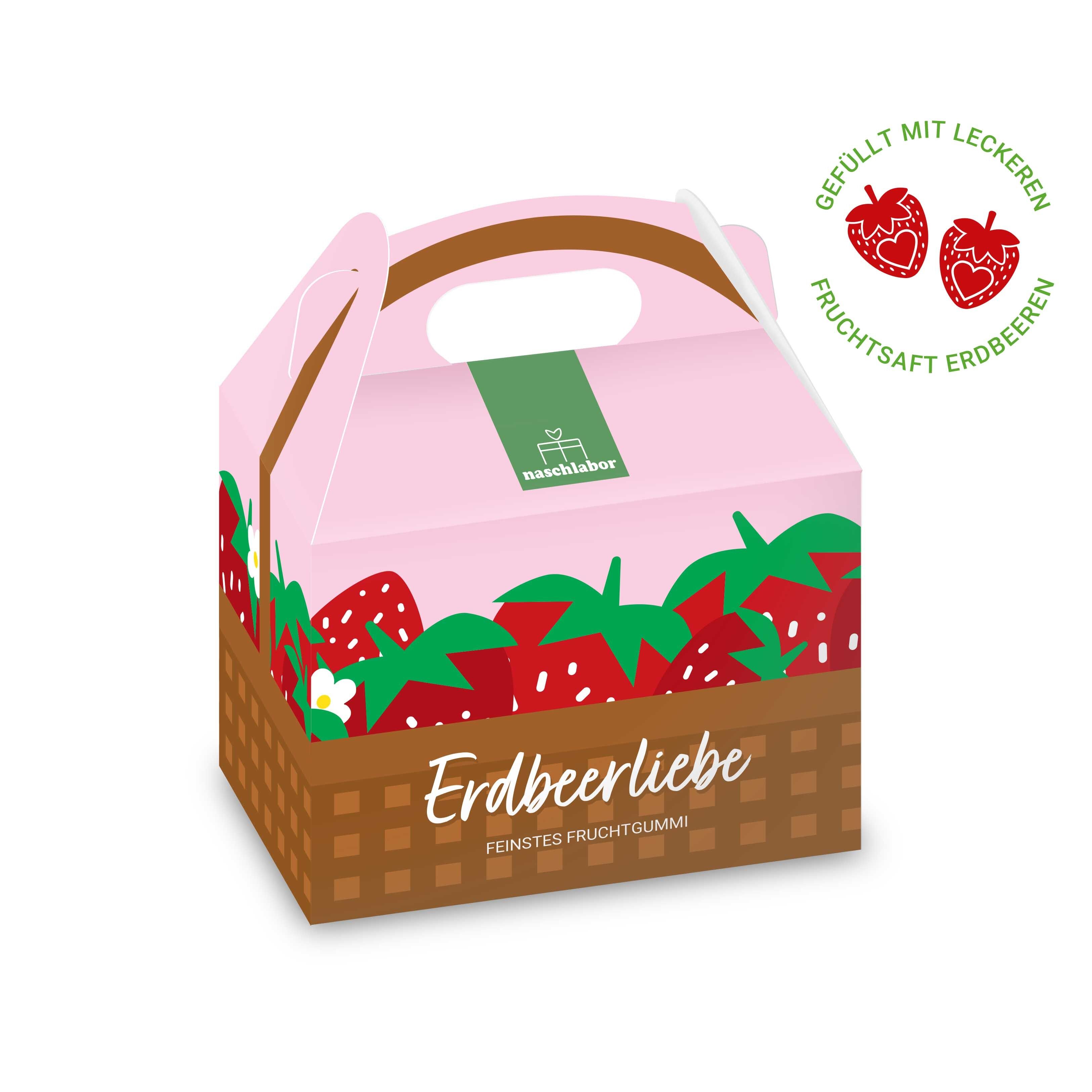 Strawberry basket Strawberry Love 70g fruit gum