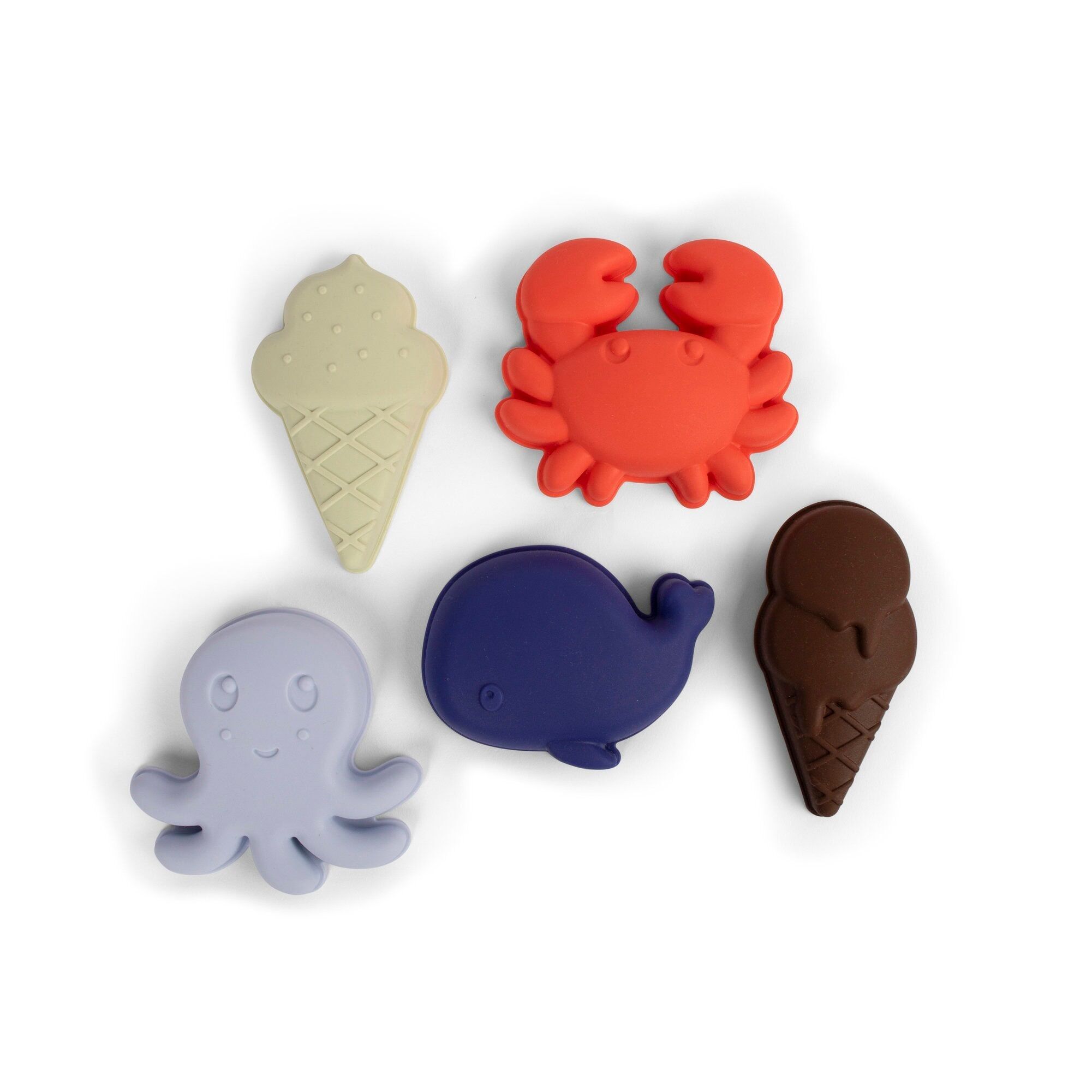 Set De Playa Blue Sky Ice Beach – Cubo, Pala, Rastrillo, Colador, Regadera Y Molde De Unicornio Para Arena (17 Cm)
