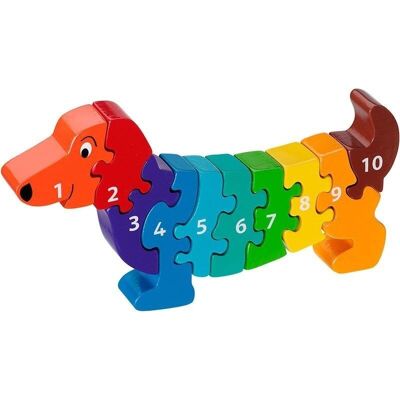 Dog 1-10 jigsaw