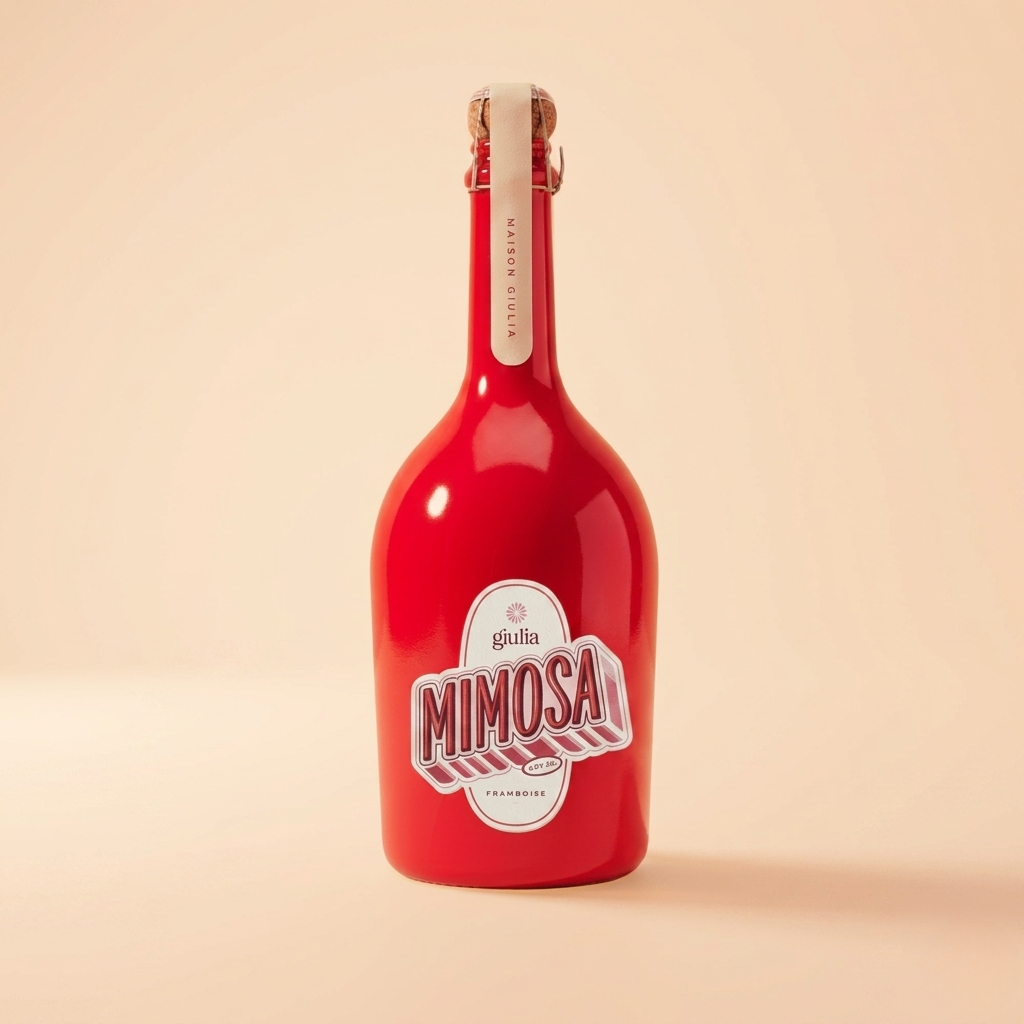 Giulia Mimosa - Framboise - Pétillant sans alcool