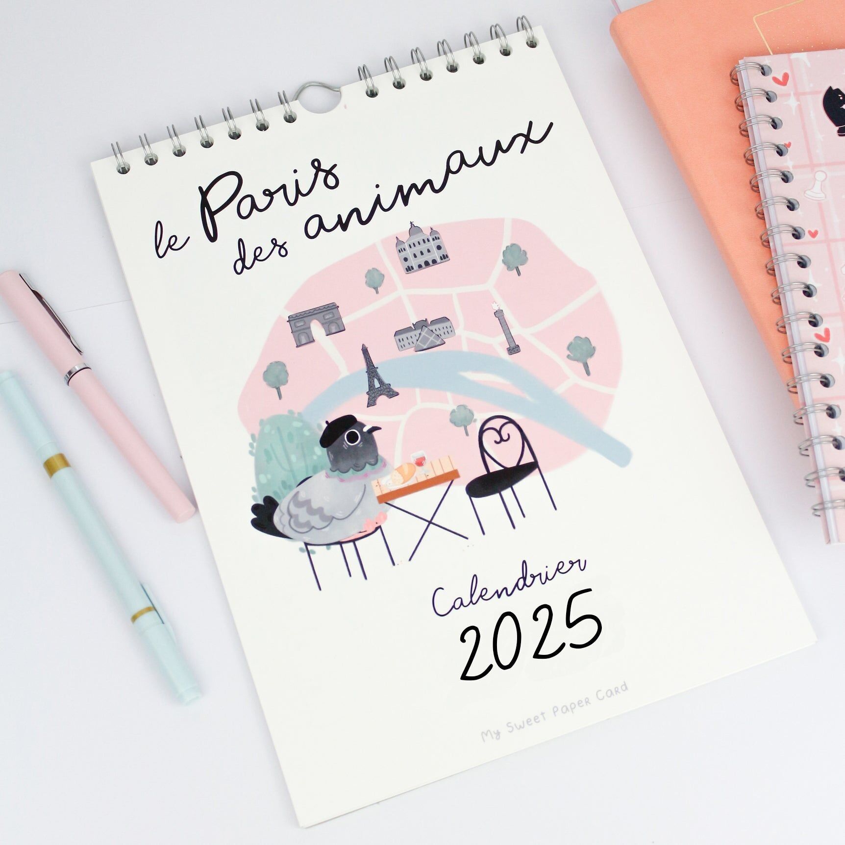 2026 Calendar - The Paris of Animals - A4 Wall Calendar