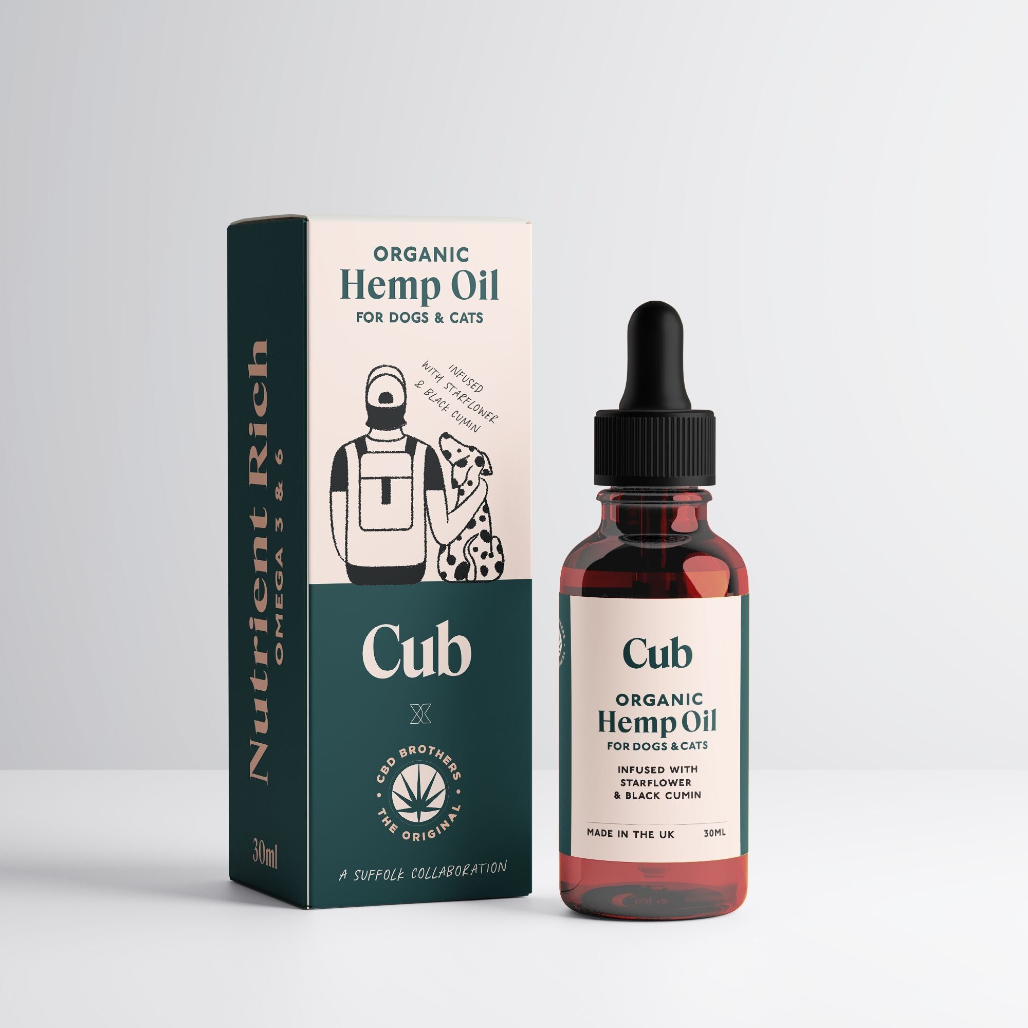 Cub x CBD Bro's - Hanföl für Hunde und Katzen