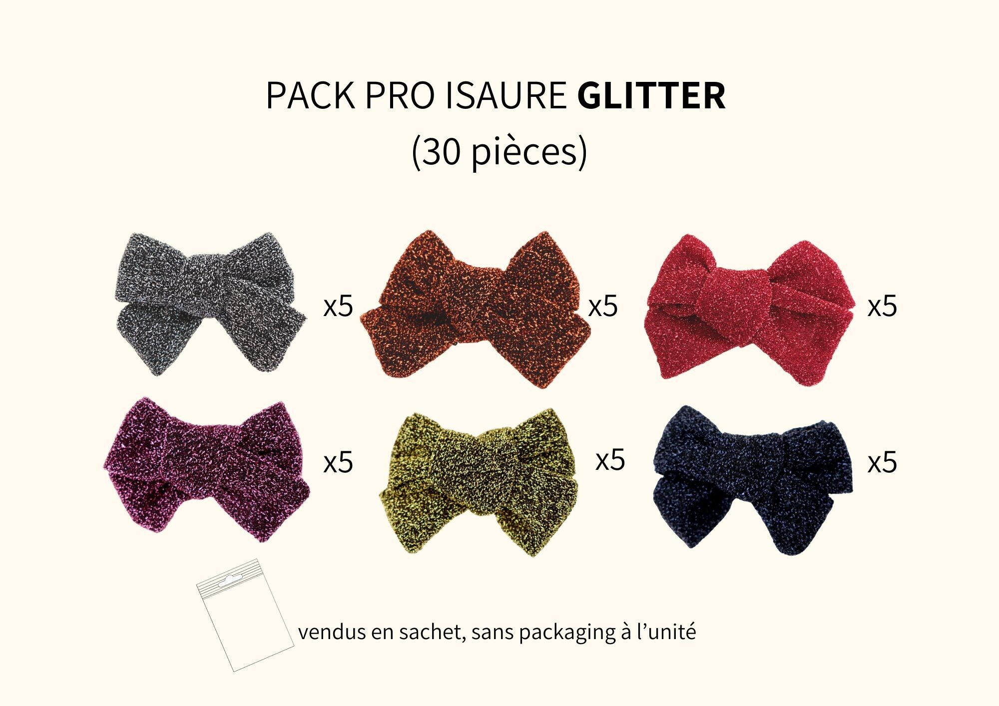 Pack pro Isaure Glitter