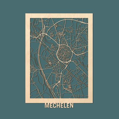 PLAN DE LA VILLE DE MECHELEN :/ ,SKU138