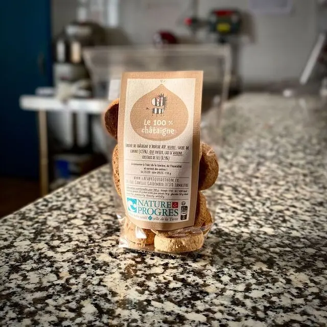 Buy wholesale Gluten-free shortbread biscuit, 100% chestnut, Ardèche ...