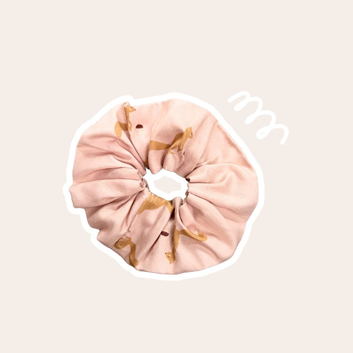 Chouchou adulte motif Ecureuils & noisettes