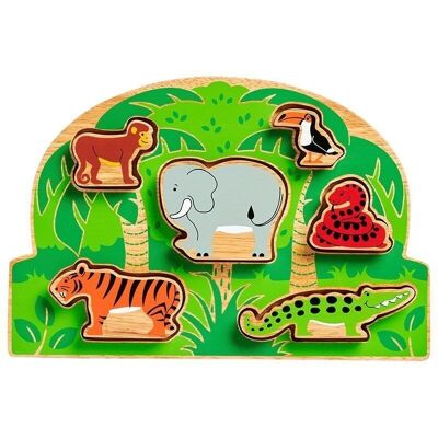 Jungle shape sorter