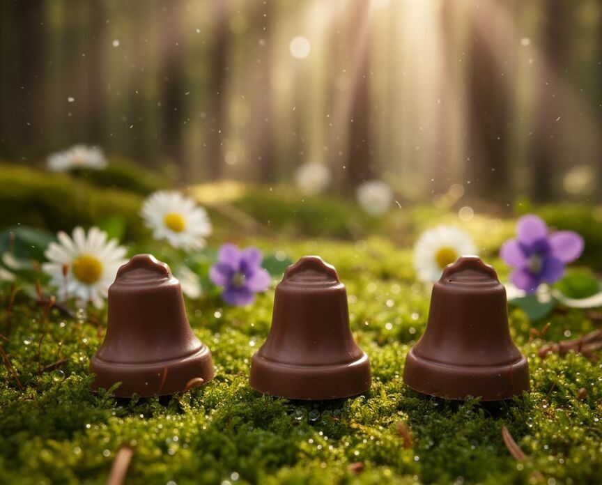 mini milk chocolate bell, bulk, 540g