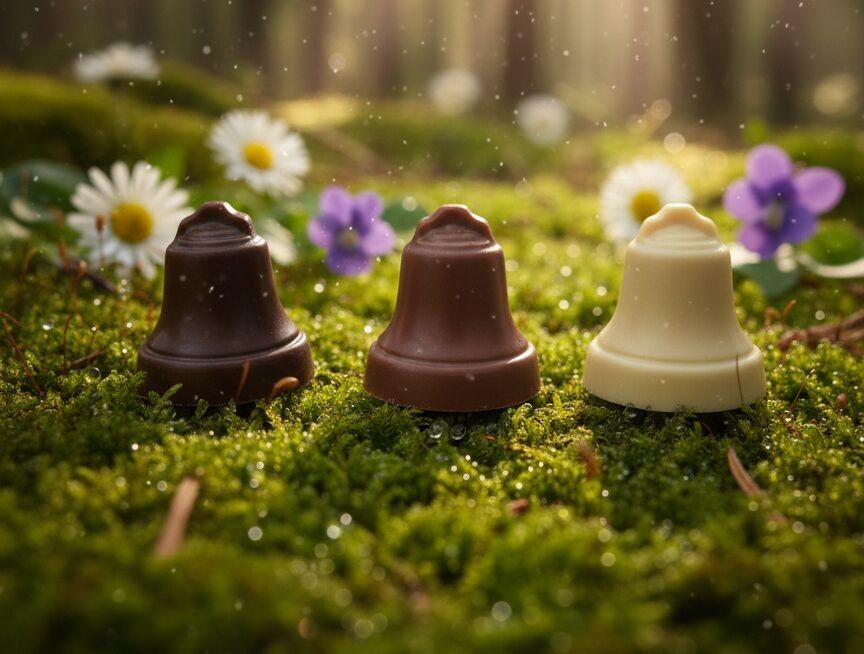 mini dark chocolate bell, bulk, 540g