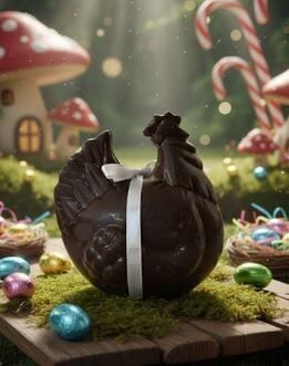 Black hen filled with fried food 120g