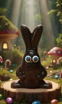 Small Black Rabbit 40g
