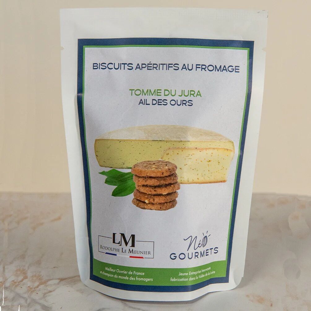 Biscuits Apéritifs Tomme du Jura Ail des Ours
