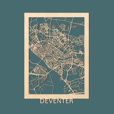 Mappa della città Deventer, SKU1562