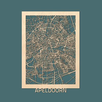 Mappa della città Apeldoorn, SKU1577