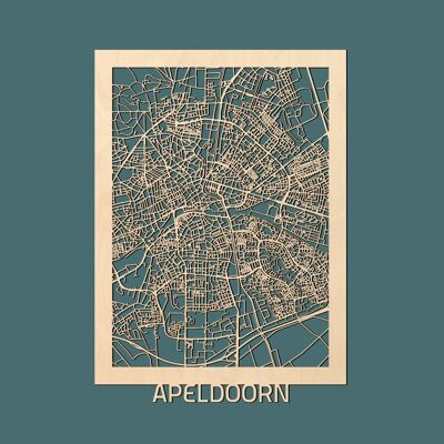 Mapa de la ciudad Apeldoorn, SKU1582