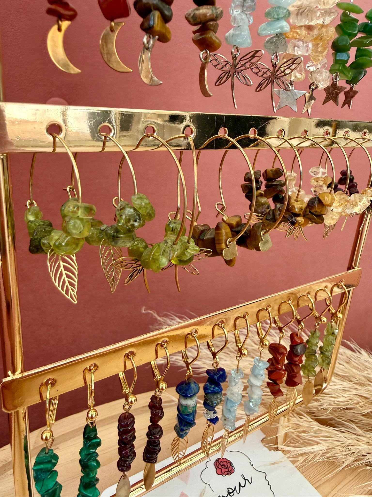 Pack découverte Boucles d'oreilles pierres fines