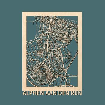 PLAN DE LA VILLE ALPHEN AU RHIN / ,SKU153