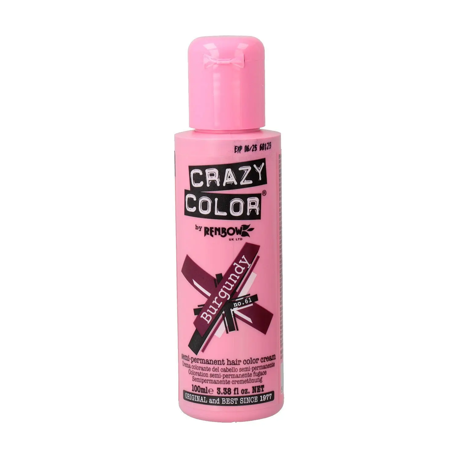 Achat Crazy Color 61 Bourgogne 100 ml en gros