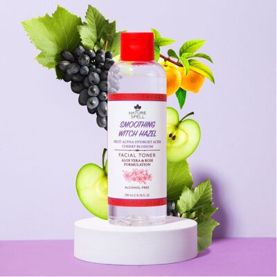 Fruit Alpha Hydroxy Acids & Cherry Blossom Witch Hazel Face Toner
