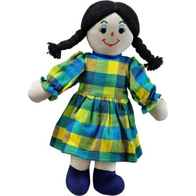 Mum doll - white skin black hair