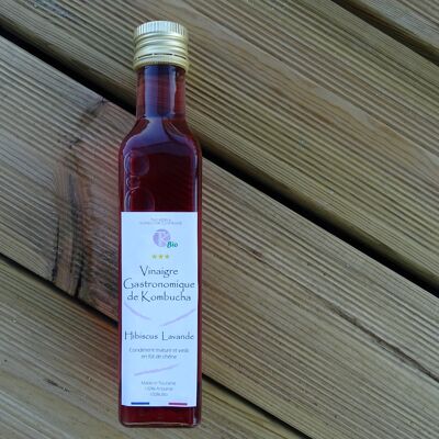 Vinagre Gourmet de Kombucha Hibiscus Lavanda