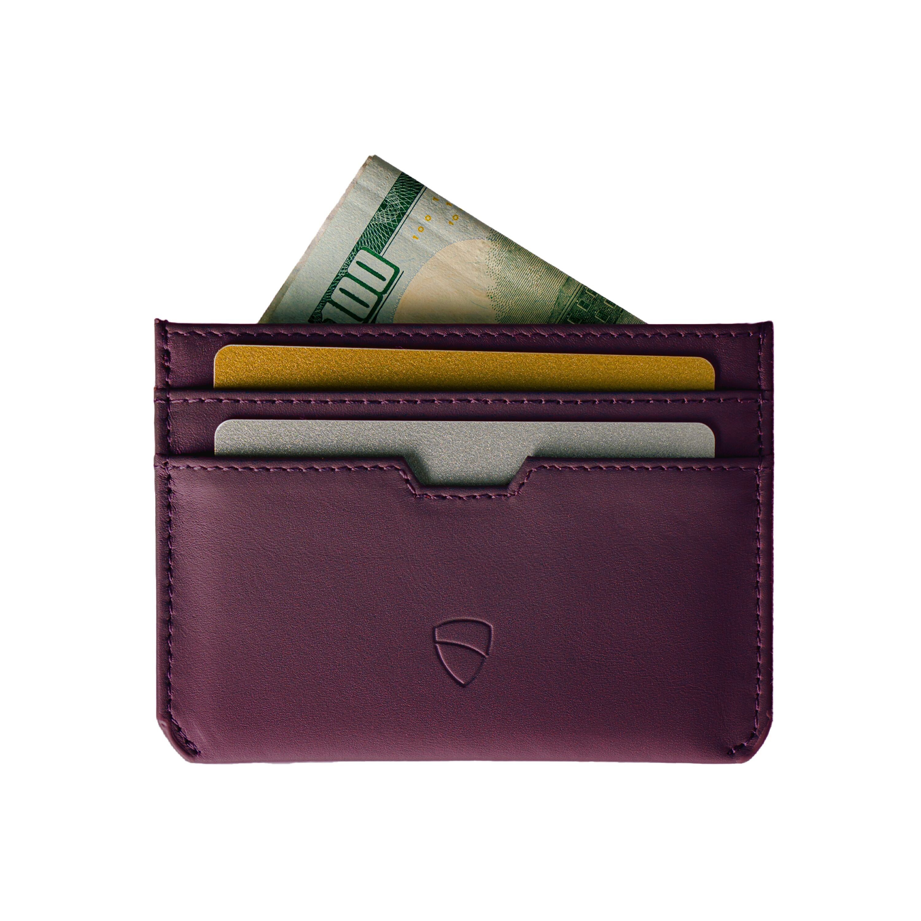 chelsea slim card sleeve wallet RFID Holder (Cognac) THEFT IN A PRO Chelsea Slim Card Sleeve Wallet