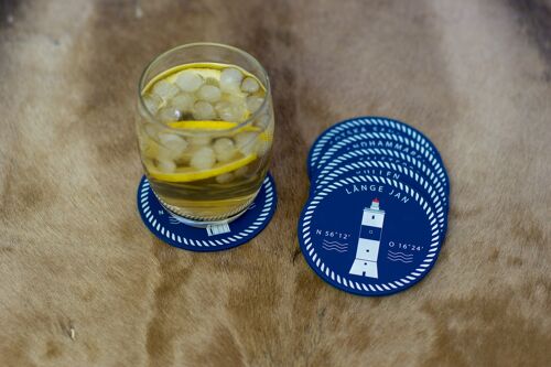 Coaster Swedish Lighthouses South Coast, 6-pack