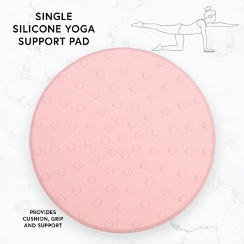 Yoga Support Jelly Pad Rose 2