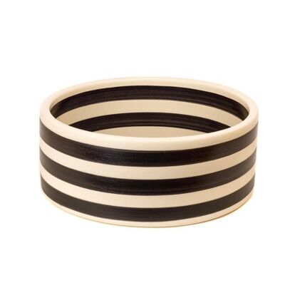 Stripes in Black - medium cylindrical