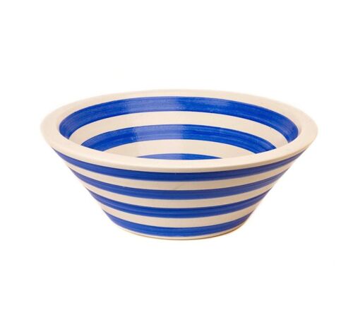 Stripes in Blue - large conical
