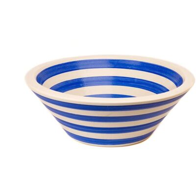 Stripes in Blue - large conical