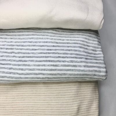 Organic bed side crib & travel cot fitted sheet
