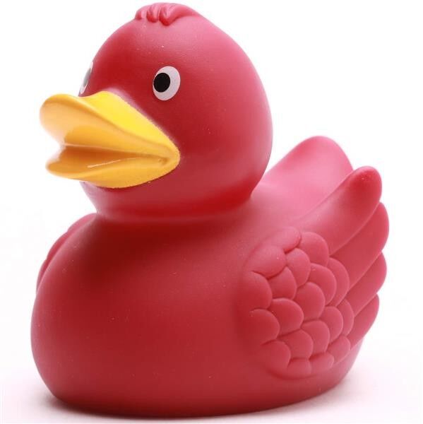 Orly the rubber duck - burgundy - rubber duck