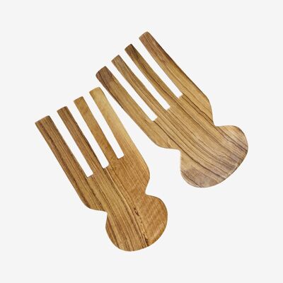 Wooden Salad Serving Hands