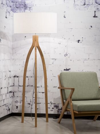 Floor lamp ANNAPURNA Bamboo / Linen I 1