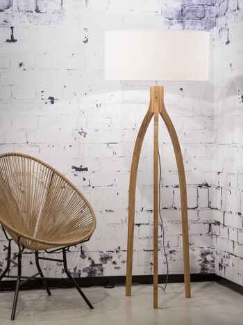 Floor lamp ANNAPURNA Bamboo / Linen I 2