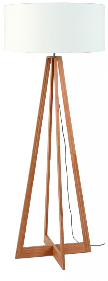 Floor lamp EVEREST Bamboo / Linen I 7